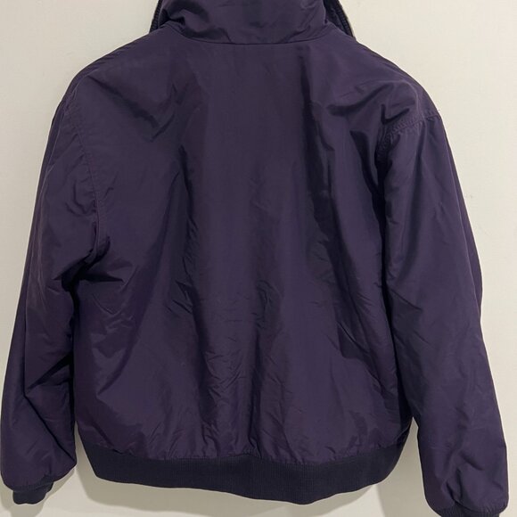 Vintage LL BEAN Purple Fleece Lined Warm Up Jacket size - Picture 4 of 5